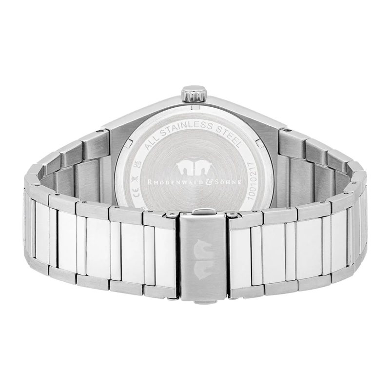 Rhodenwald & Söhne Automatikuhr Herren Armbanduhr Cooledge Edelstahl silber(Image 5)