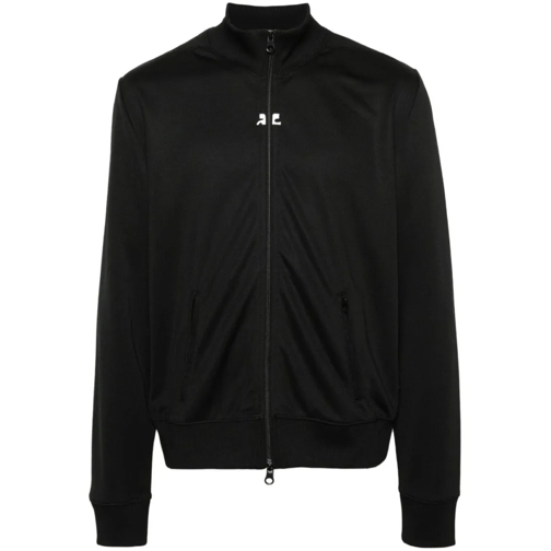 Courrèges Overgangsjas High Neck Logo Jacket Black