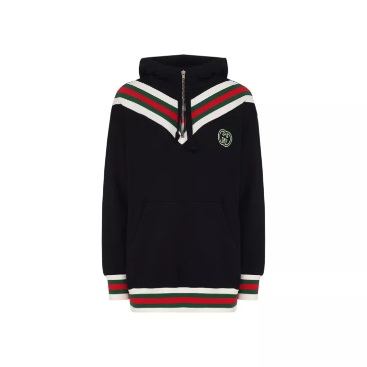 Hoodie on sale gucci black