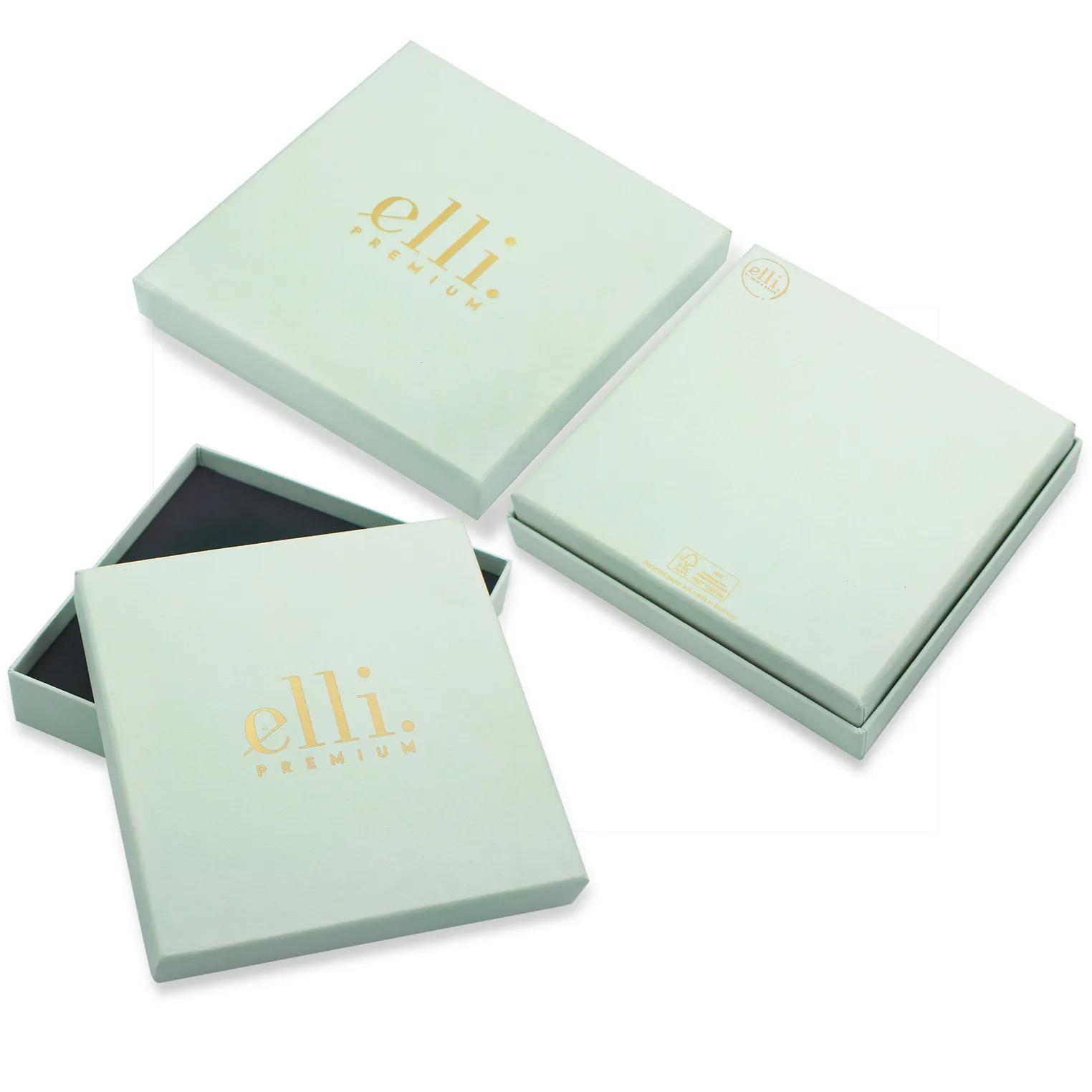 Thumbnail - Elli Halskette - Halskette Saphir Turmaline Rubin Anhänger 925 Ster - Gr. unisize - in Gold - für Damen