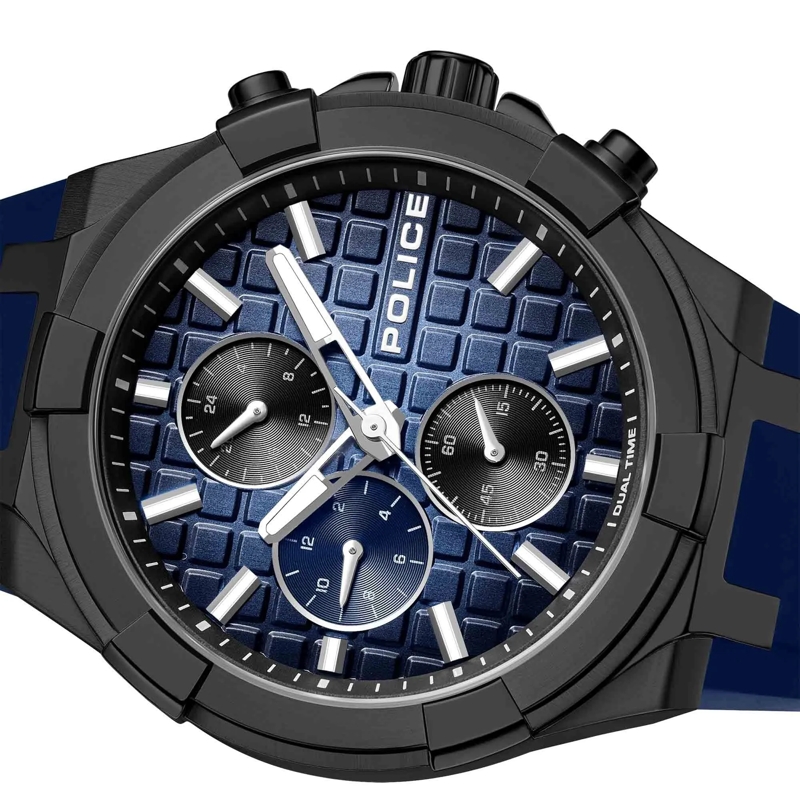Police Automatikuhr Quarzuhr Guardian blau(Image 3)