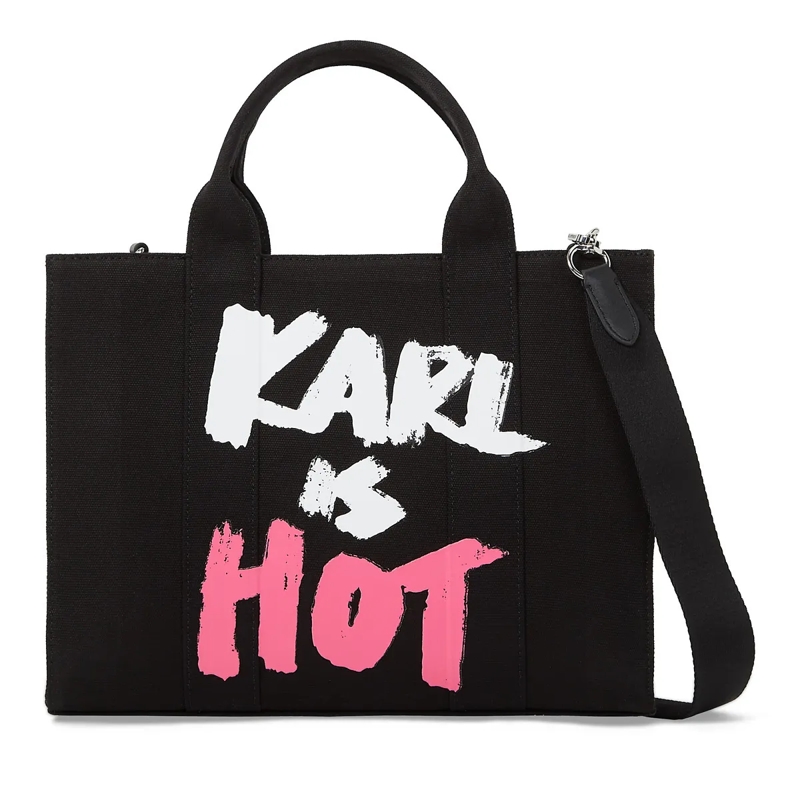 Karl Lagerfeld Shopper K/RSG KARL IS HOT SQ MD TOTE Shopper schwarz