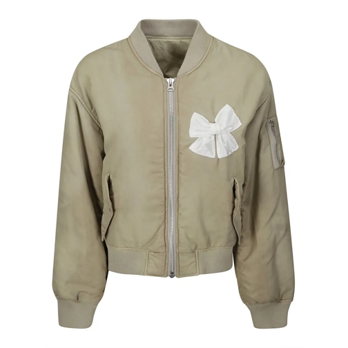 Magliano Vestes de bombardier Bomber Jacket With Bow Detail Green