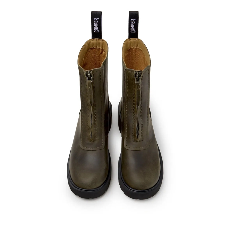 Camper Stiefel Unser Milah kombiniert eine robuste Sohle mit eine dunkel-grün(Image 5)