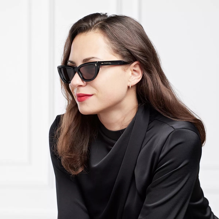 Gucci GG1521S-001 Black-Black-Grey | Sunglasses display picture 3