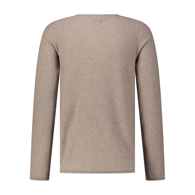 Hannes Roether Trui Strickpullover aus Wolle und Kaschmir braun(Image 2)