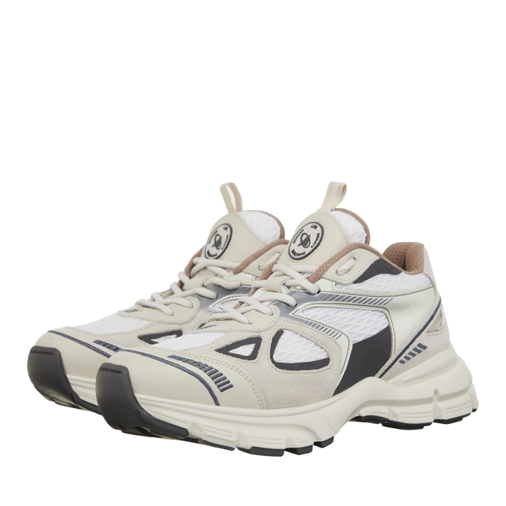 スニーカー Marathon Sneakers - Axel Arigato - Leather - Beige/Dark Grey Axel Arigato Marathon Runner Beige/Dark Grey | Low-Top Sneaker