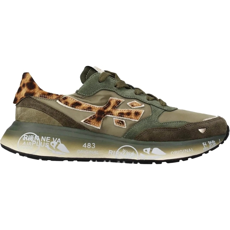 Premiata Low-Top-Sneaker Dames Lauryn grün