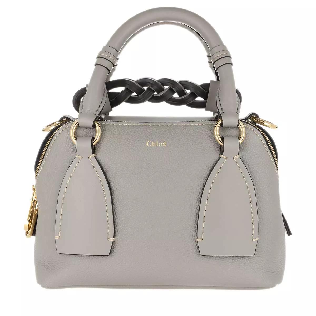 Chloé Daria Shoulder Bag Small Stormy Grey | Bowling Bag