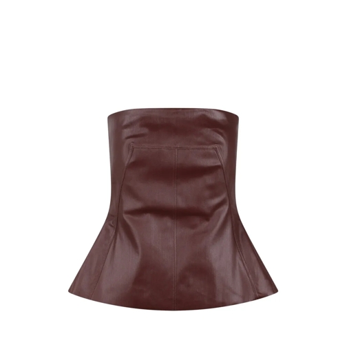 Rick Owens Top Bustier Top Brown