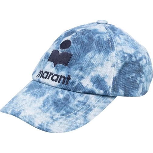 Isabel Marant  Tyron Logo Tie-dye Baseball Cap blau