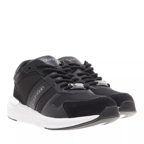 Calvin Klein Flexrunner Mixed Mat Black Silver Low-Top Sneaker