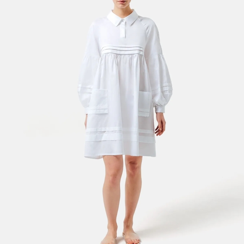Helene Galwas Minikleid Hemdblusenkleid KANIKA weiss(Image 2)