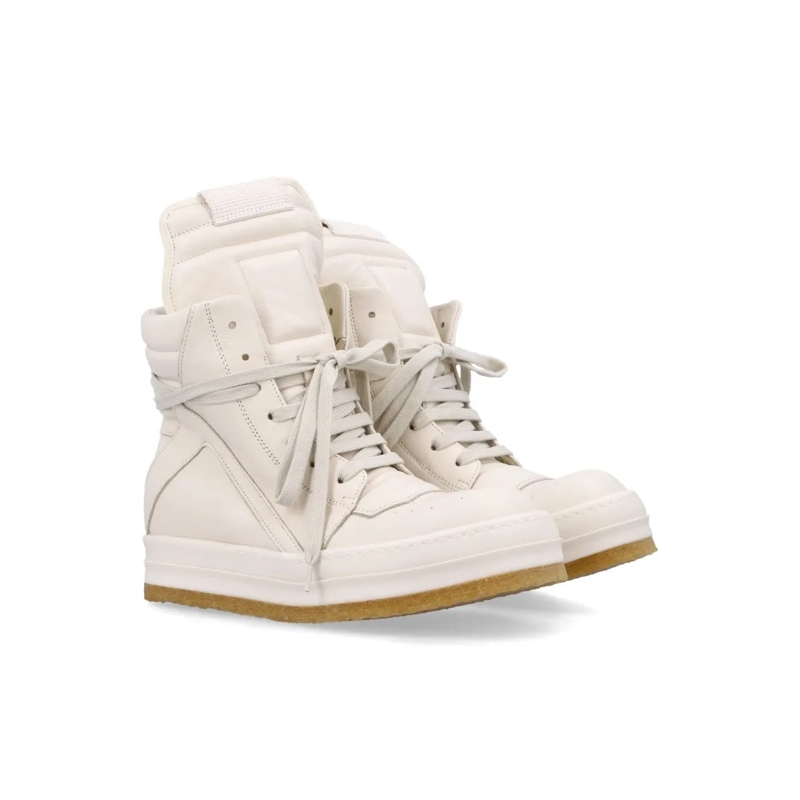 Rick Owens Lage-top sneaker Woman's Creep Geobasket Neutrals