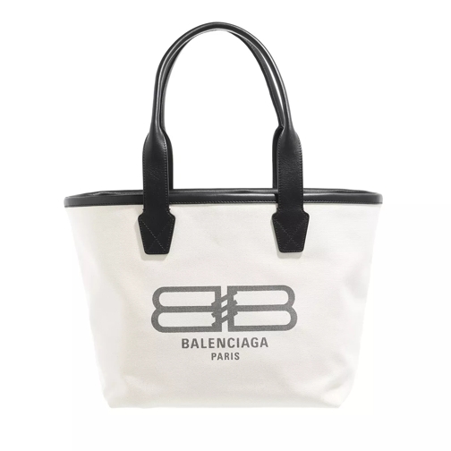 Balenciaga Jumbo Tote Bag Beige/Black Rymlig shoppingväska