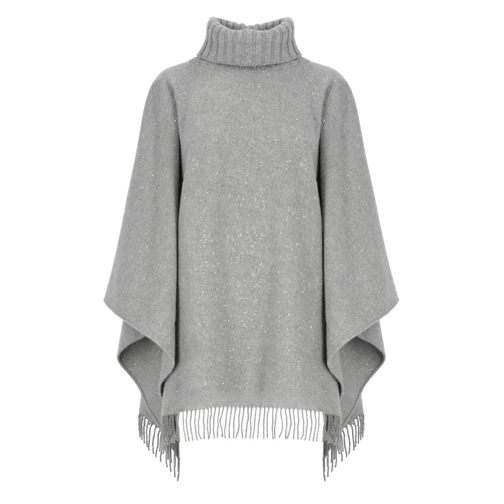 Fabiana Filippi Cape Wool Cape Grey