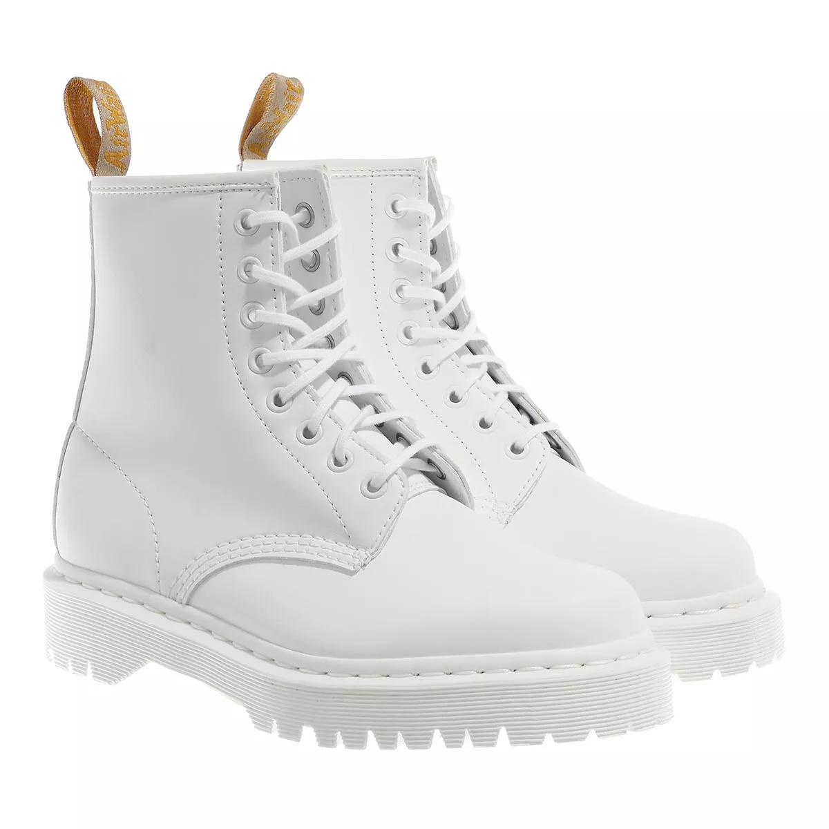 Dr martens 1460 deals mono smooth white