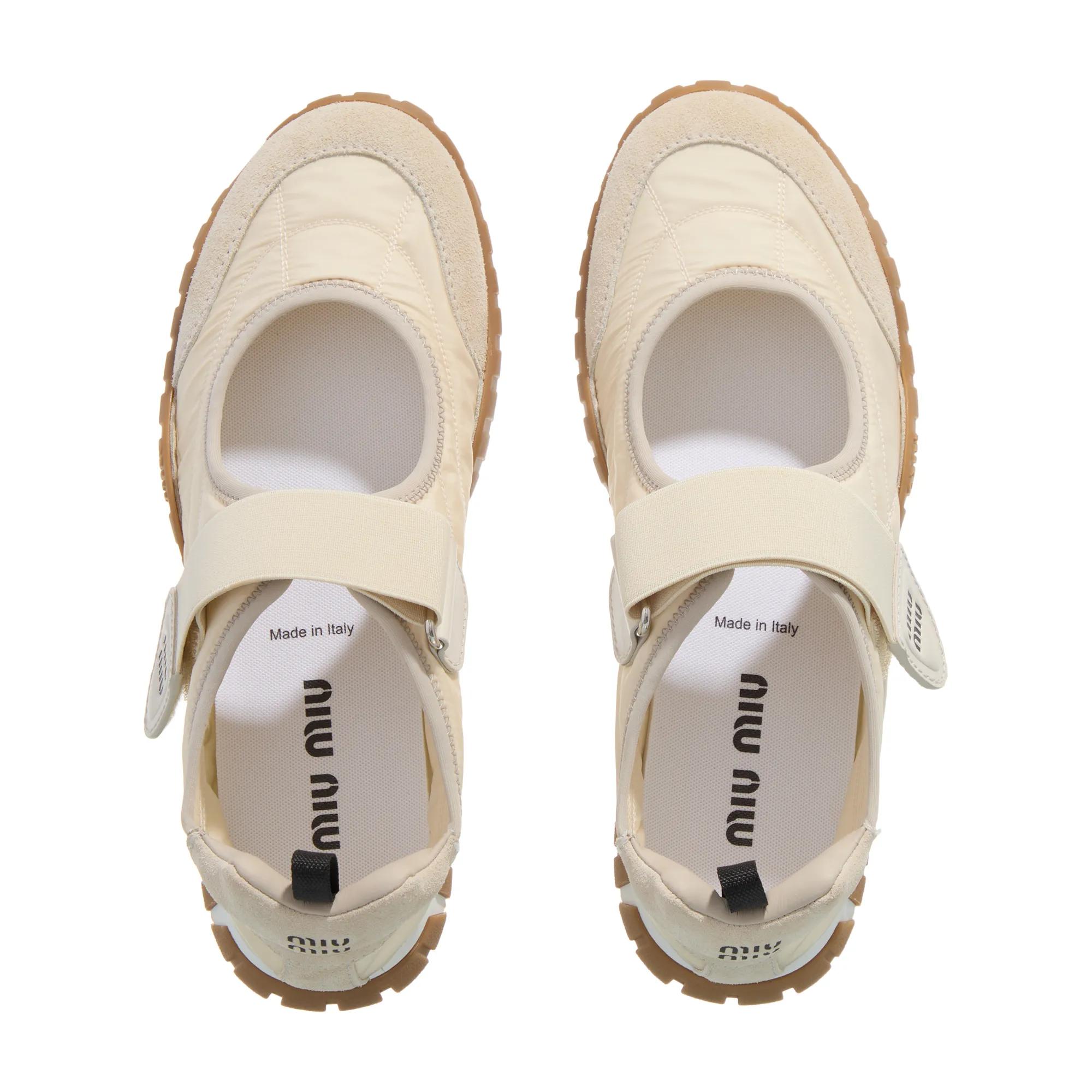 Thumbnail - Miu Miu Ballerinas - Tyre Ballerina - Gr. 38 (EU) - in Creme - für Damen