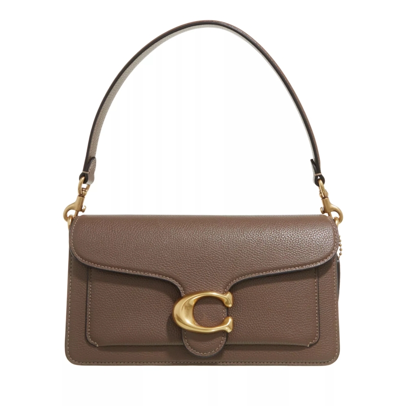 Coach Crossbody Bag Polished Pebble Leather Tabby Shoulder Bag 26 Refr Dark Stone