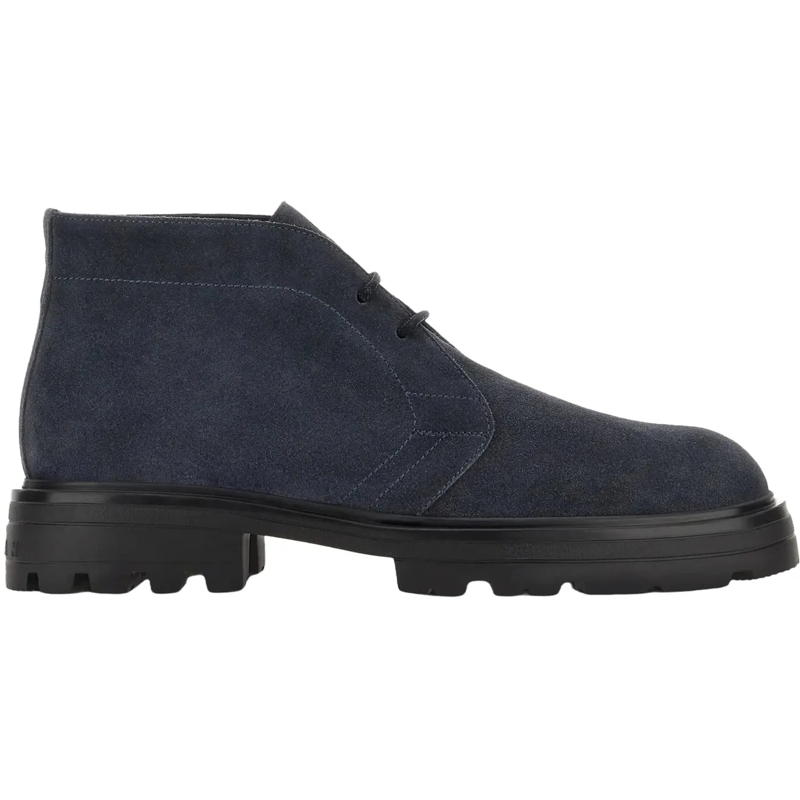 Hogan Slides Flat Shoes Blue blau