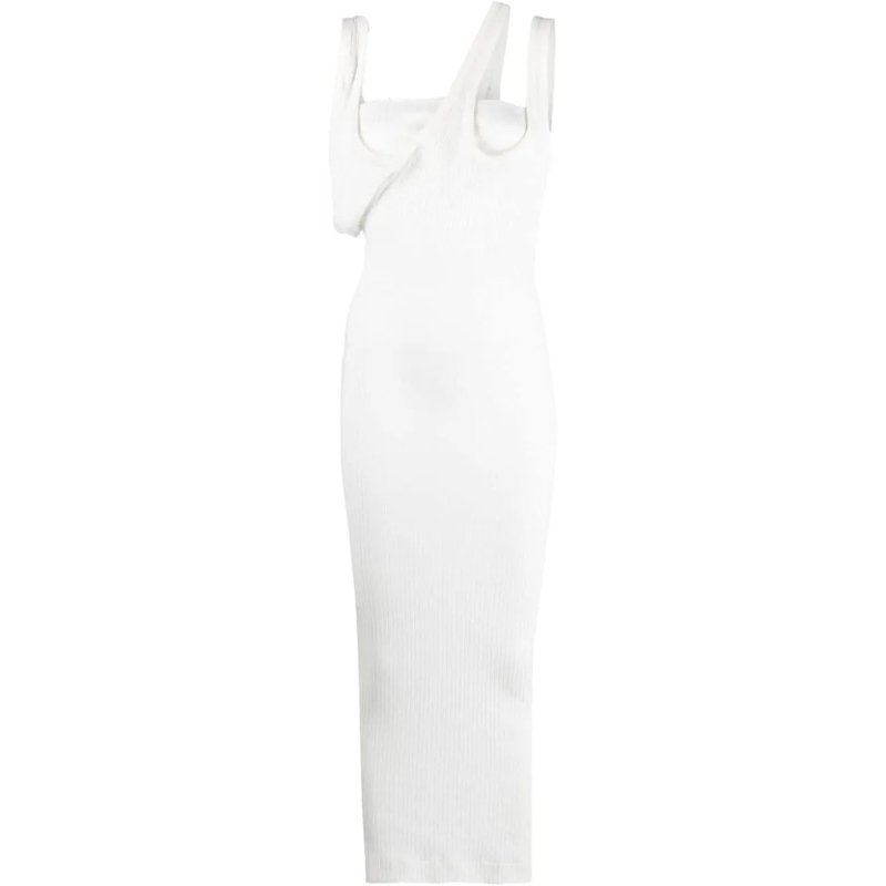 The Attico Robe longue Dresses White weiß