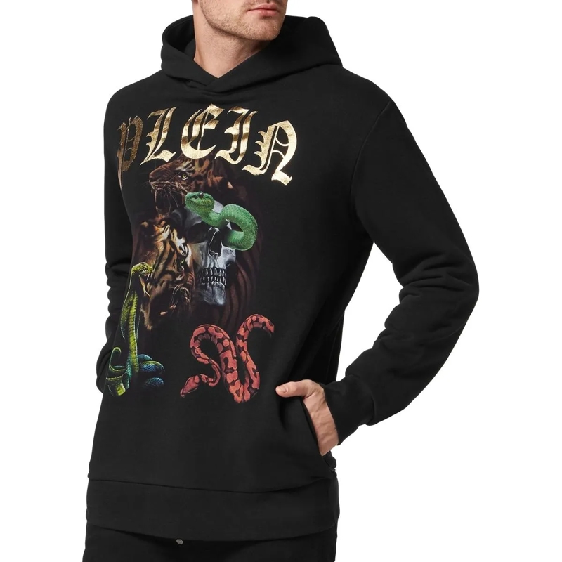 Philipp Plein Sweatshirt Hoodie schwarz(Image 4)