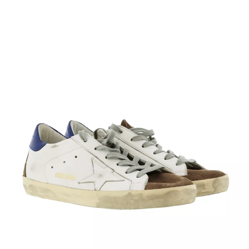 Golden Goose Superstar Sneakers White/Blue/White Low-Top Sneaker