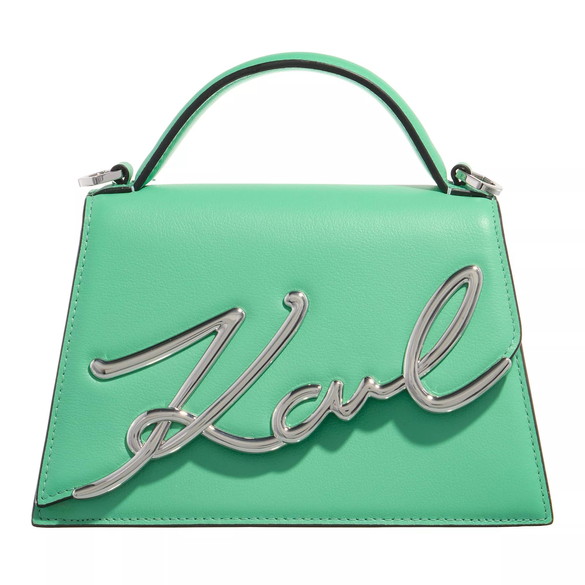 Karl lagerfeld green bag sale