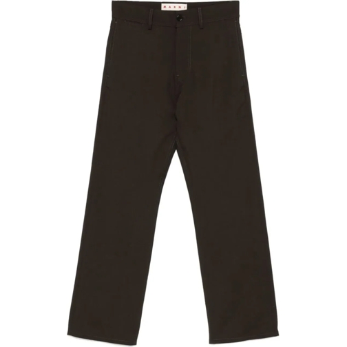 Marni  Trousers Brown schwarz