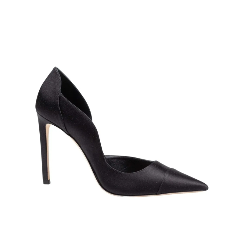 Jimmy Choo Pumps Brigitte 100 Sta Satin Pump, Black Black
