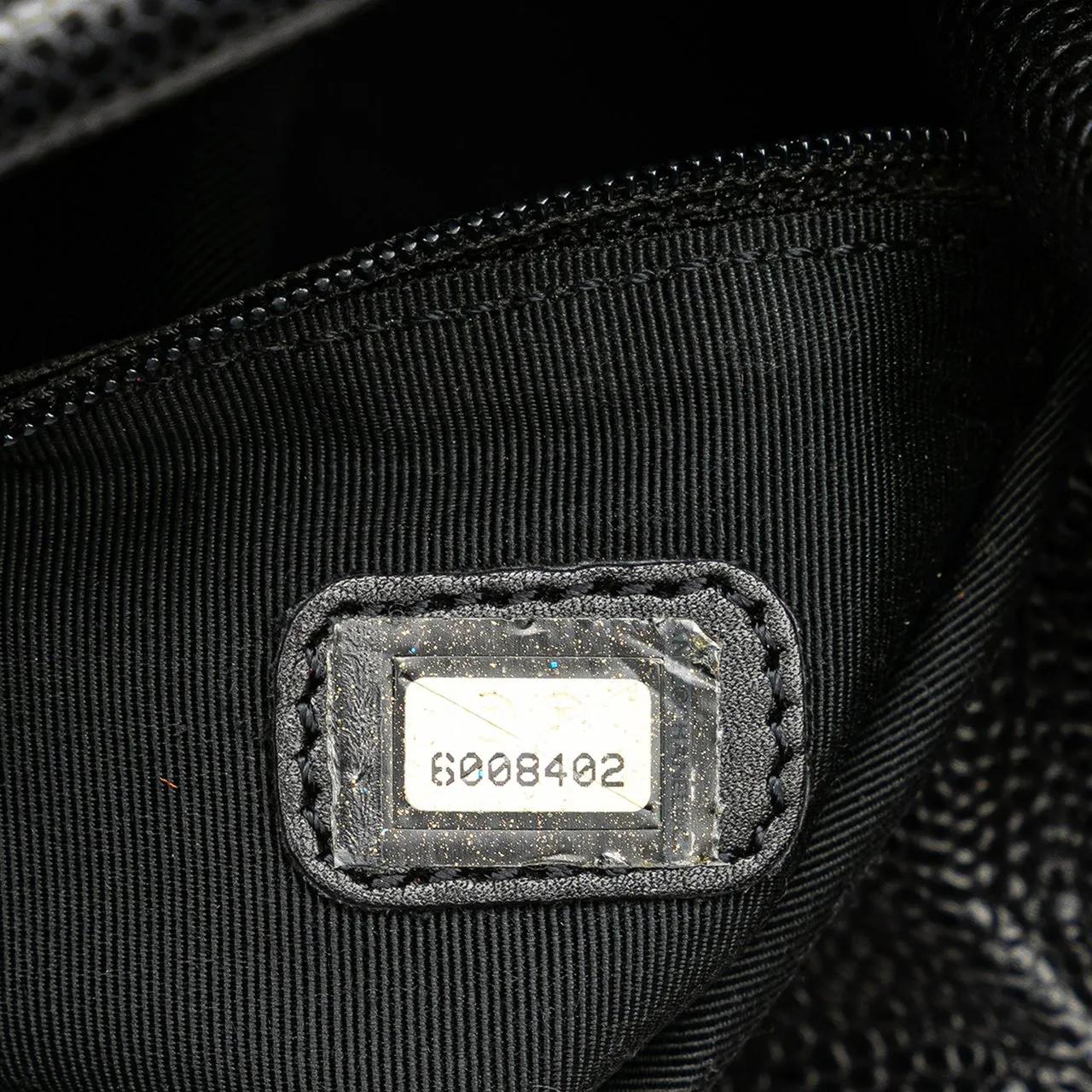 Thumbnail - Chanel Shopper - CC Caviar Wood Top Handle Tote - Gr. unisize - in Schwarz - für Damen