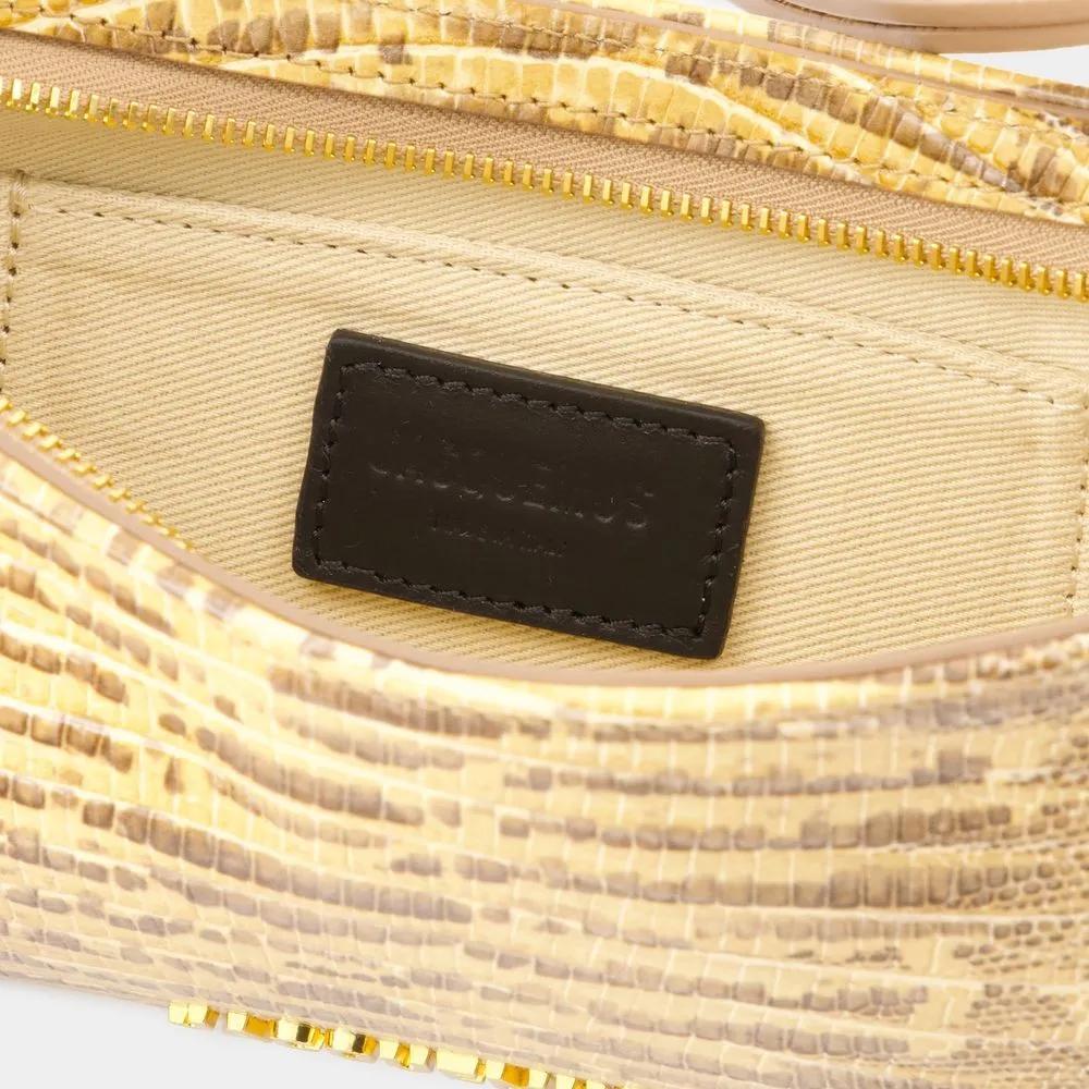 Jacquemus Hobo bags Le Bisou Perle Shoulder Bag Leather Beige in beige