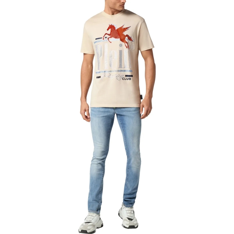 Philipp Plein T-Shirt T-Shirt Racing beige(Image 8)