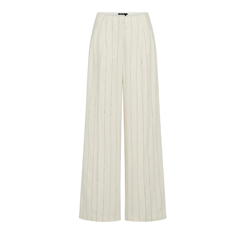 Marc Aurel Anzugshose Bundfaltenhose beige