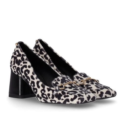 Love Moschino LOVE MOSCHINO WEISS SCHWARZ LEOPARDEN PUMPS weiß Pump