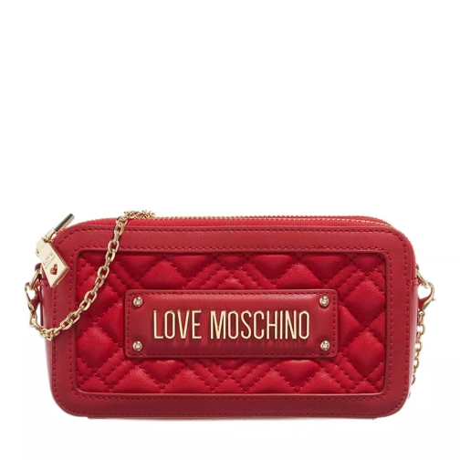 Love Moschino Sling Quilted Rosso Crossbody Bag