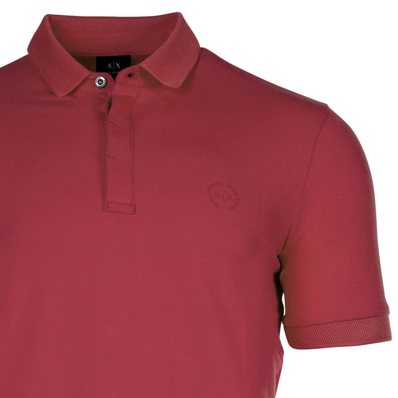 Armani Exchange Polohemd Armani Exchange A|X ARMANI EXCHANGE Herren Poloshi rot(Image 2)