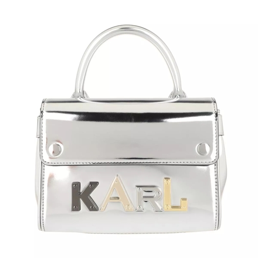 Karl Lagerfeld K/Ikon Specchio Mini Th Silver Borsa a tracolla