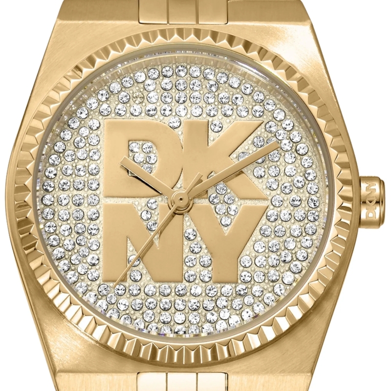 DKNY Quarzuhr Quarzuhr Logo Watch gold(Image 4)