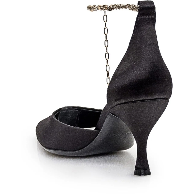 Salvatore Ferragamo Escarpins Decollete con Catena schwarz(Image 3)