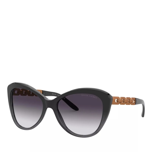 Ralph Lauren 0RL8184 Shiny Black Gradient Grey Sonnenbrille