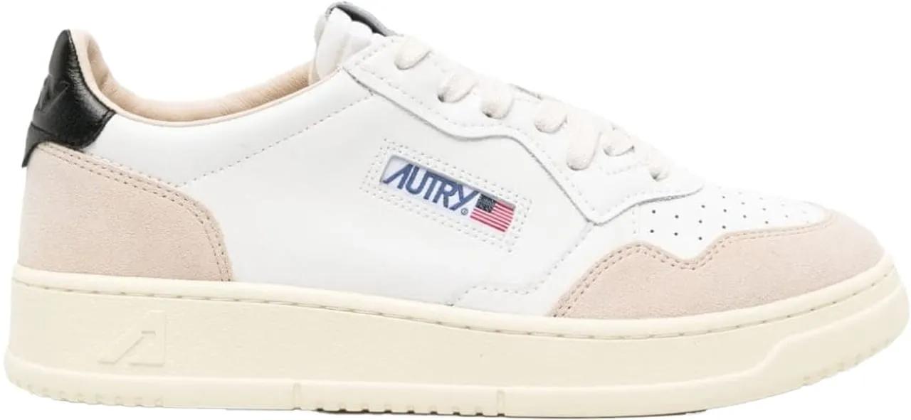 Autry Low-Top Sneaker - "Medalist" Low-Top Sneakers – White - Gr. 40 (EU) - in Weiß - für Herren