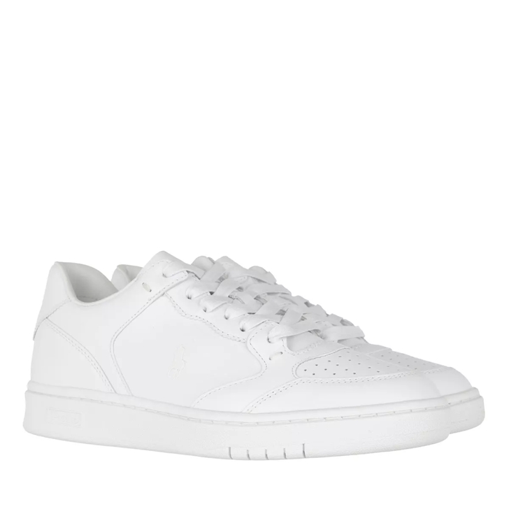 Polo Ralph Lauren Court Sneakers Athletic Shoe White White Low Top Sneaker