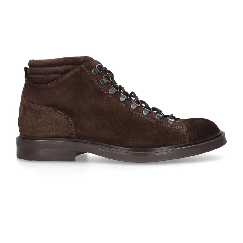 Heinrich Dinkelacker Bottes à lacets Hiking Boots Florenz Plain V dunkel-braun