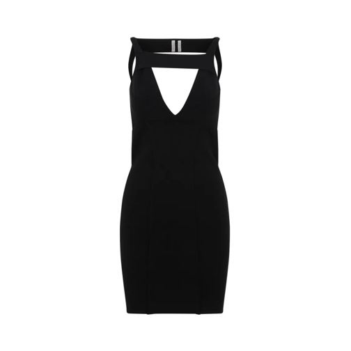 Rick Owens Mini-Kleider Black Knit Mini Dress Black