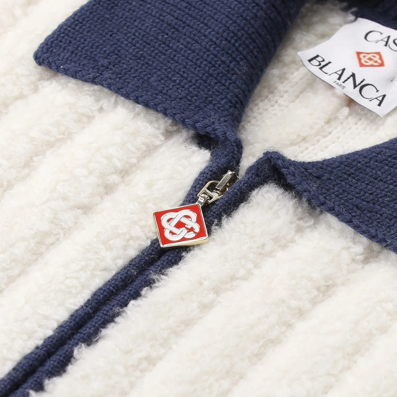 Casablanca Übergangsjacke Strickjacke aus Woll-Mix mehrfarbig(Image 3)