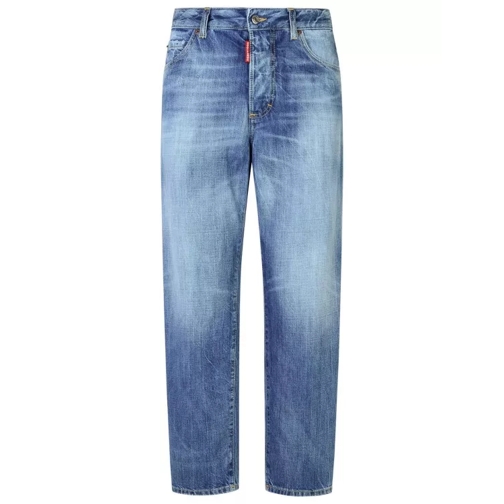 Dsquared2 Boston' Light Blue Denim Jeans Blue 