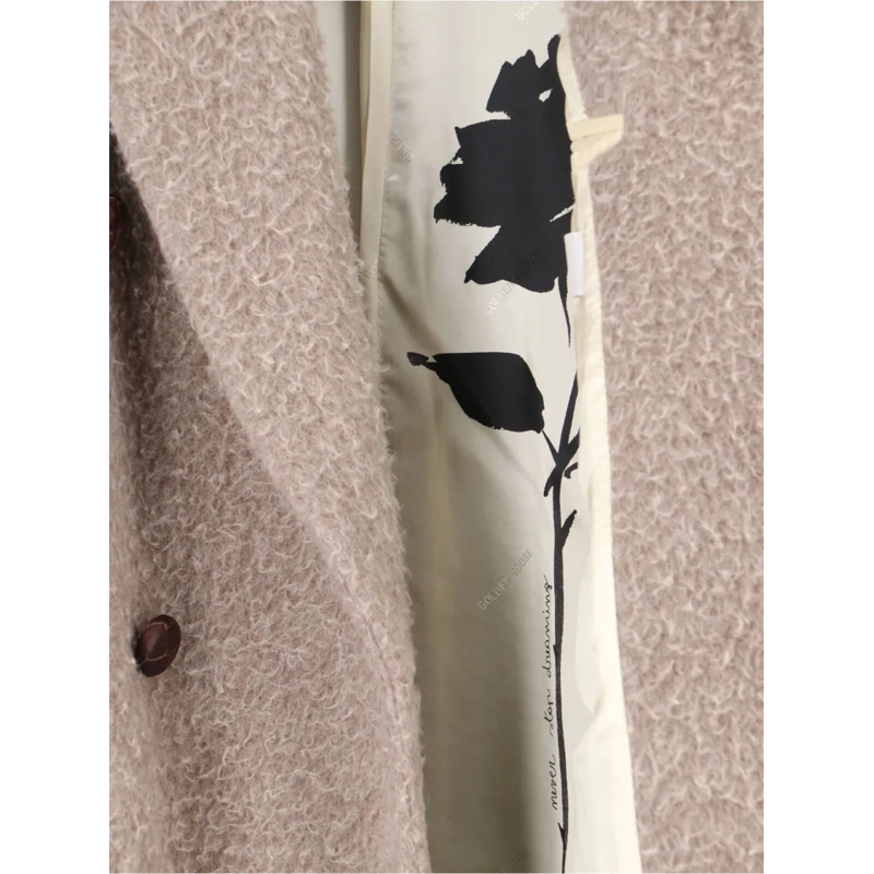 Golden Goose Übergangsmantel Double-Breasted Coat – Beige Grau(Image 5)