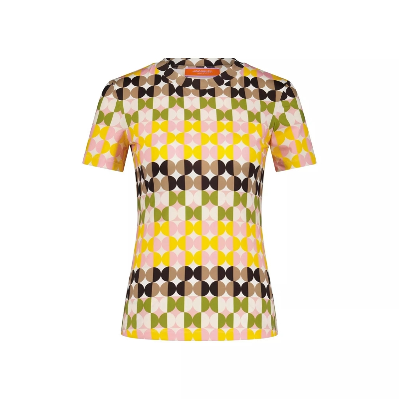 LaDoubleJ  Shirt mit Retro-Print 47701905342810 Multicolor