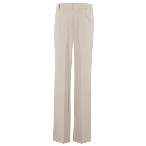 Federica Tosi  Classic Viscose Trousers Neutrals (Image 2)